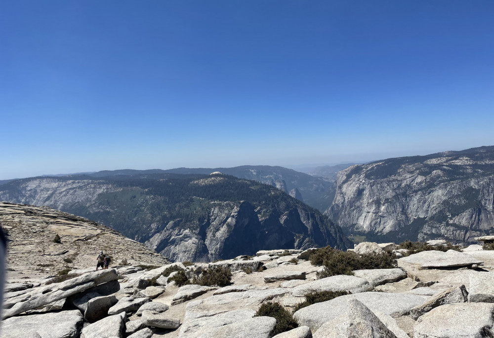 <img alt="The view from the top of Half Dome in Yosemite National Park">