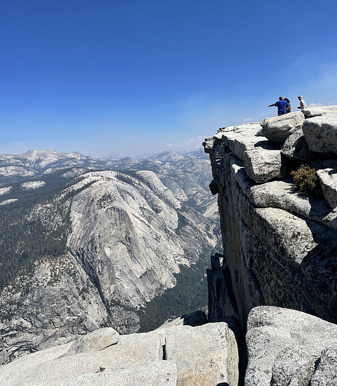 <img alt="The top of Half Dome in Yosemite National Park.">